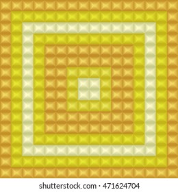 geometric style abstract pattern yellow & background Orange  