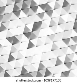 Geometric style abstract white & grey background
