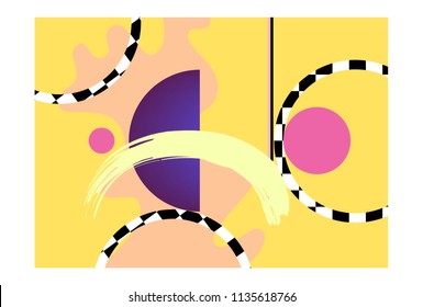 Geometric style background or print. Vector illustration.
