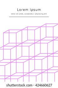 Geometric style background. Vector graphics.