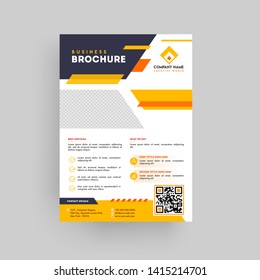 Geometric style business presentation brochure or template design.
