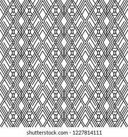 Geometric Style Ethnic pattern. Monochrome texture. Modern Seamless pattern. Simple graphic design. Modern stylish Geometric Texture. Fashion design