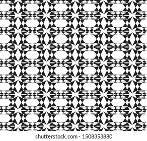 Geometric style pattern design art black and white color background and wallpaper 