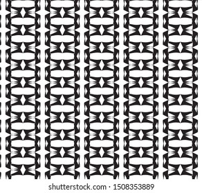 Geometric style pattern design art black and white color background and wallpaper 