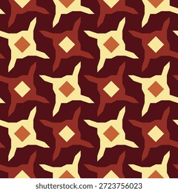 Estilo Geométrico Repetir Ornamento Design Forma Sem Costura Padrão