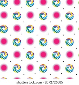 Estilo geométrico Diseño de patrones sin inconvenientes. Ilustración del vector