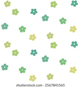 Geometric stylized flowers. Modern linear design sign. 60s and 70s Retro style.