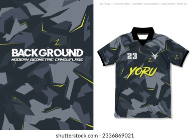 geometric sublimated jersey design abstract modern smart camouflage vector sport element soccer football cycling rugby cycling basketball baseball illustration