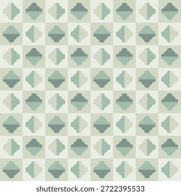 Geométrica sutil cor cruz forma elegante decorativo sem emenda padrão