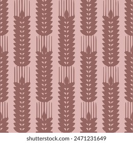 Geometric summer leaf graphics,Seamless geometric pattern with the image of spring flowers, herbs, leaves, plants, circles. Vector design for web banner, business presentation, brand package, fabric, 