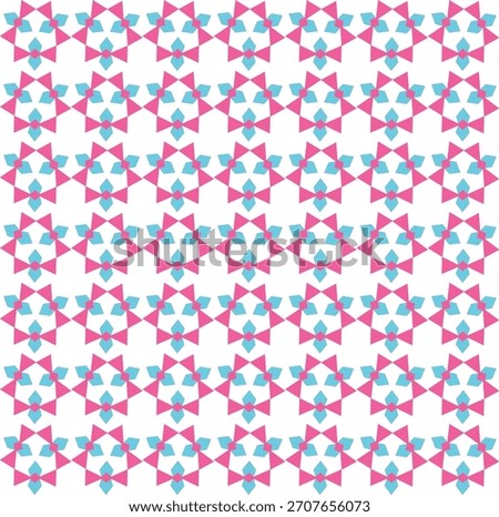 Geometric Sunburst Circular Pattern Repetition

