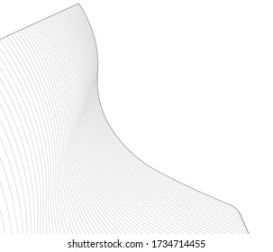 
geometric surface wave abstract architecture 3d