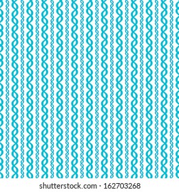 Geometric Swirl Tress Seamless Pattern. Vector Background