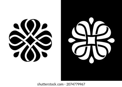 Geometric symbol concept. Very suitable in various purposes apps, websites, symbol, logo, icon and many more.