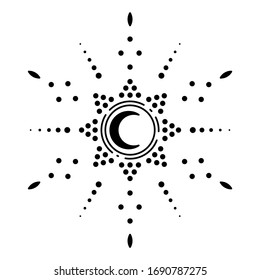 diseño de tatuajes geométricos tinta simple