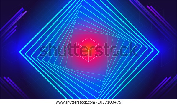 geometric tech electronic dance music elements\
abstract background