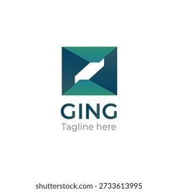 Geometric Tech Portal and Software Solutions Logo Template