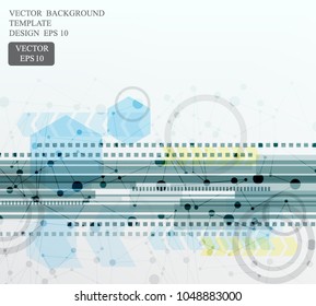geometric technology abstract background