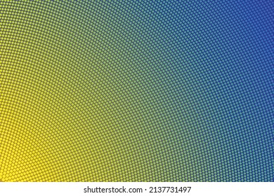 Geometric technology background. Abstract design business templates with simple geometric background made from dots and circles. Blue and Yellow colors like Ukraine flag.