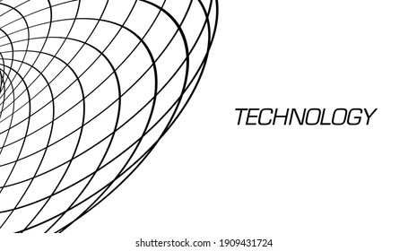 Geometric technology background for advertising presentation Science logo icon sign Modern design Tech industrial style Fashion print clothes apparel greeting invitation card cover flyer poster banner