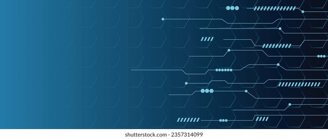 Geometric technology background. Futuristic technology trend background.