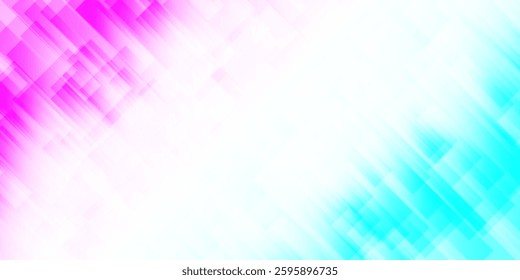 Geometric technology background, futuristic yellow and light blue gradient color box line banner and card abstract background
