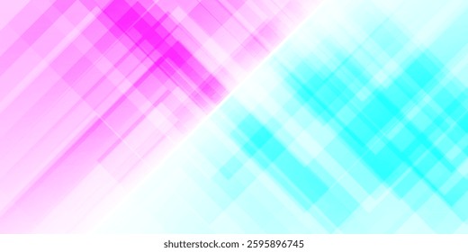 Geometric technology background, futuristic yellow and light blue gradient color box line banner and card abstract background
