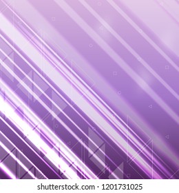geometric technology background with gear shape. Vector abstract graphic design