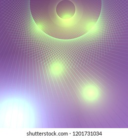 geometric technology background with gear shape. Vector abstract graphic design