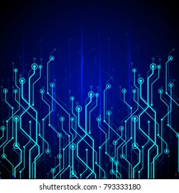 Geometric technology background. Vector illustration for stock