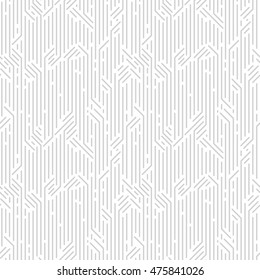 Geometric technology digital striped seamless pattern.