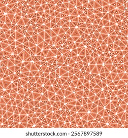 Geometric template background with small triangles in a single color tone style. Features a seamless, repeatable pattern with modern vector tiles.