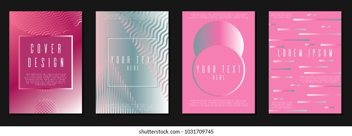 Geometric template corporate style.  Vector cover design. Can be used for poster, brochure, magazine, card, book, flyer, banner, anniversary. Trendy corporate style.