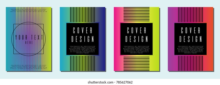 Geometric template design for your business. Template in A4.  Can be used for poster, brochure, magazine, card, book, flyer, banner, anniversary. Trendy corporate style.