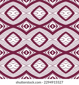 The geometric template with a simple retro line element print on fabric is a great way to add a touch of vintage style to your home decor.