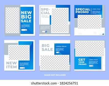 Geometric Template For Social Media And Posts, Vector Illustration. Design Backgrounds For Social Network
