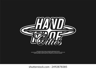 geometric template for streetwear and fashion design with motivational quotes