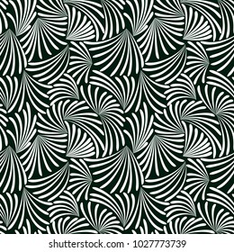 Geometric template vector. Abstract cute seamless pattern. Black and white drawing