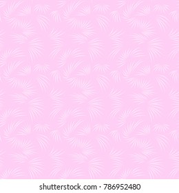 Geometric template vector. Abstract cute seamless pattern. Pink and white drawing