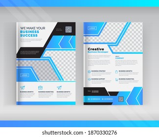 Trifold Medical Brochure Design Template Front Stock Vector (Royalty ...