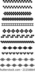 geometric text dividers, or brush, frame element
