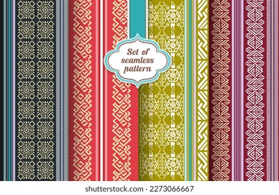 Geometric textile floral pattern background. Seamless geometric stylish pattern texture. Line Circle seamless ornamental elegant abstract patterns. Abstract geometric hexagonal 3d cubes pattern.