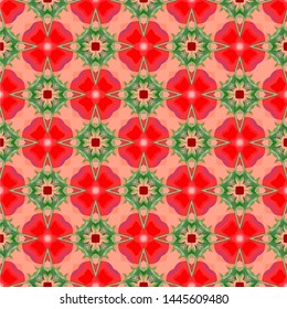 Geometric texture abstract geometric ornaments illustration. Seamless pattern for textile, print or web design