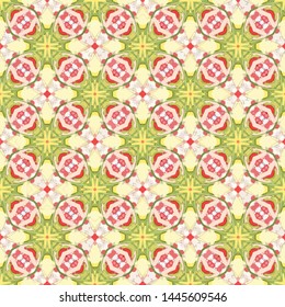 Geometric texture abstract geometric ornaments illustration. Seamless pattern for textile, print or web design