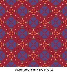 The geometric texture. Abstract geometric ornaments. Vector illustration. Pattern for textile, print or web design.