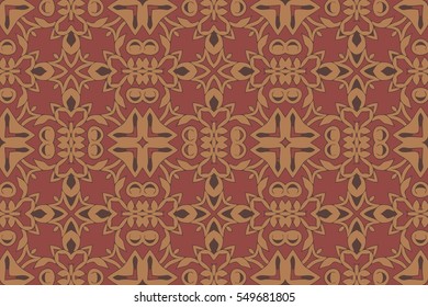 The geometric texture. Abstract geometric ornaments. Vector illustration. Pattern for textile, print or web design.