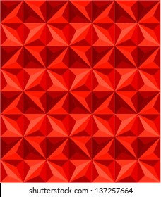 geometric texture, background with pure red color. ideal for gift box wrapping paper