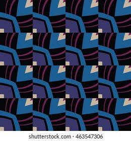 The geometric texture. Boho fashion. Colorful geometric ornaments. Vector illustration.