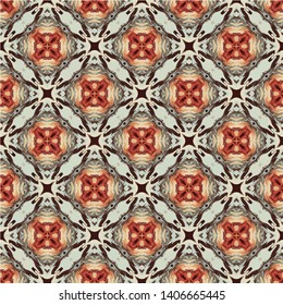 Geometric texture Boho-chic fashion. Abstract geometric ornaments illustration. Pattern for textile, print or web design.