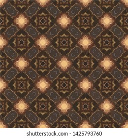 Geometric texture Boho-chic fashion. Abstract geometric ornaments illustration. Pattern for textile, print or web design